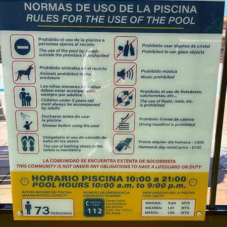 Estudio Con Mejor Posicion En Playa Vistas Arona (Tenerife)